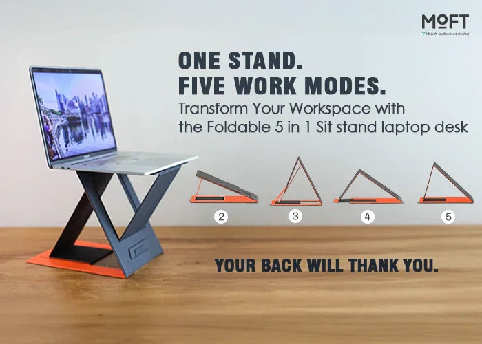 MOFT Z Portable Laptop Desk | Shop Now on Yntra