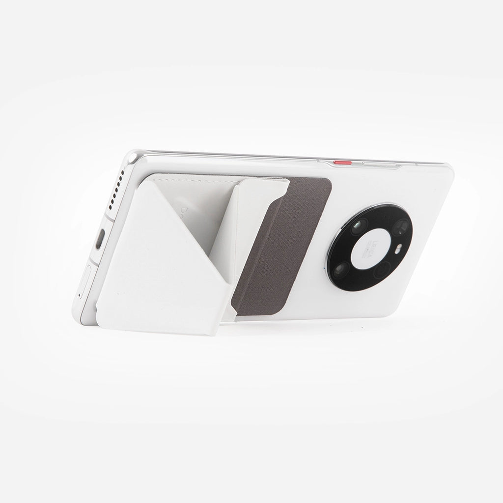 Adhesive phone stand and wallet