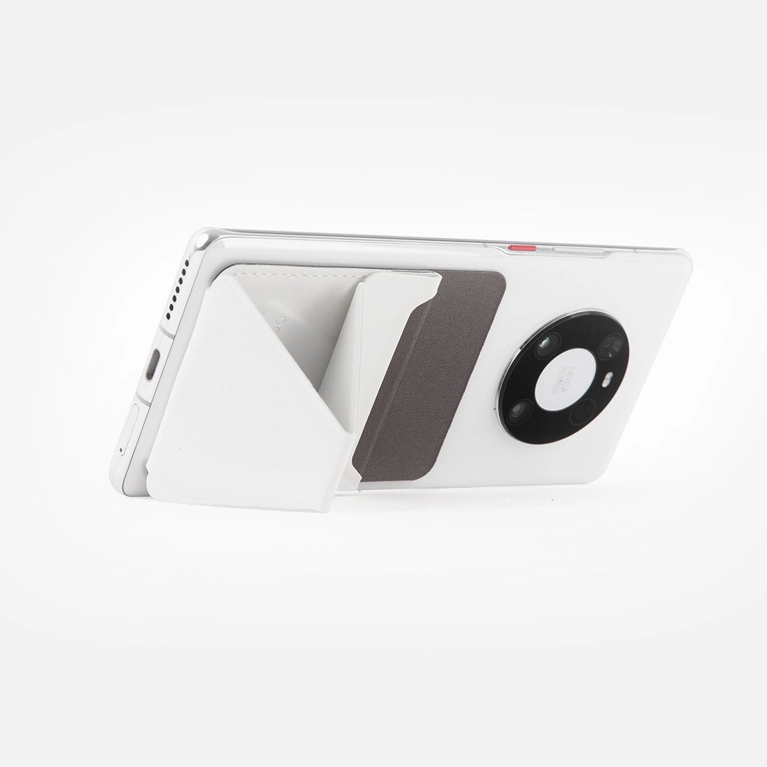 Adhesive phone stand and wallet