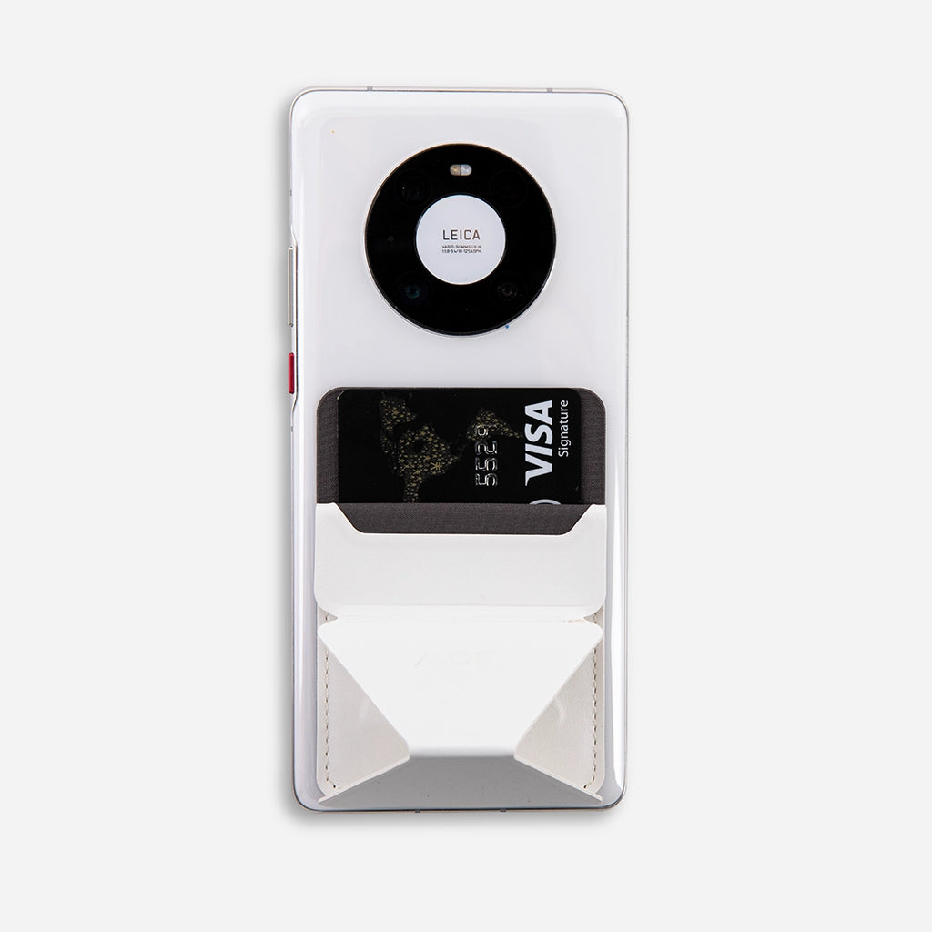 Adhesive phone stand and wallet