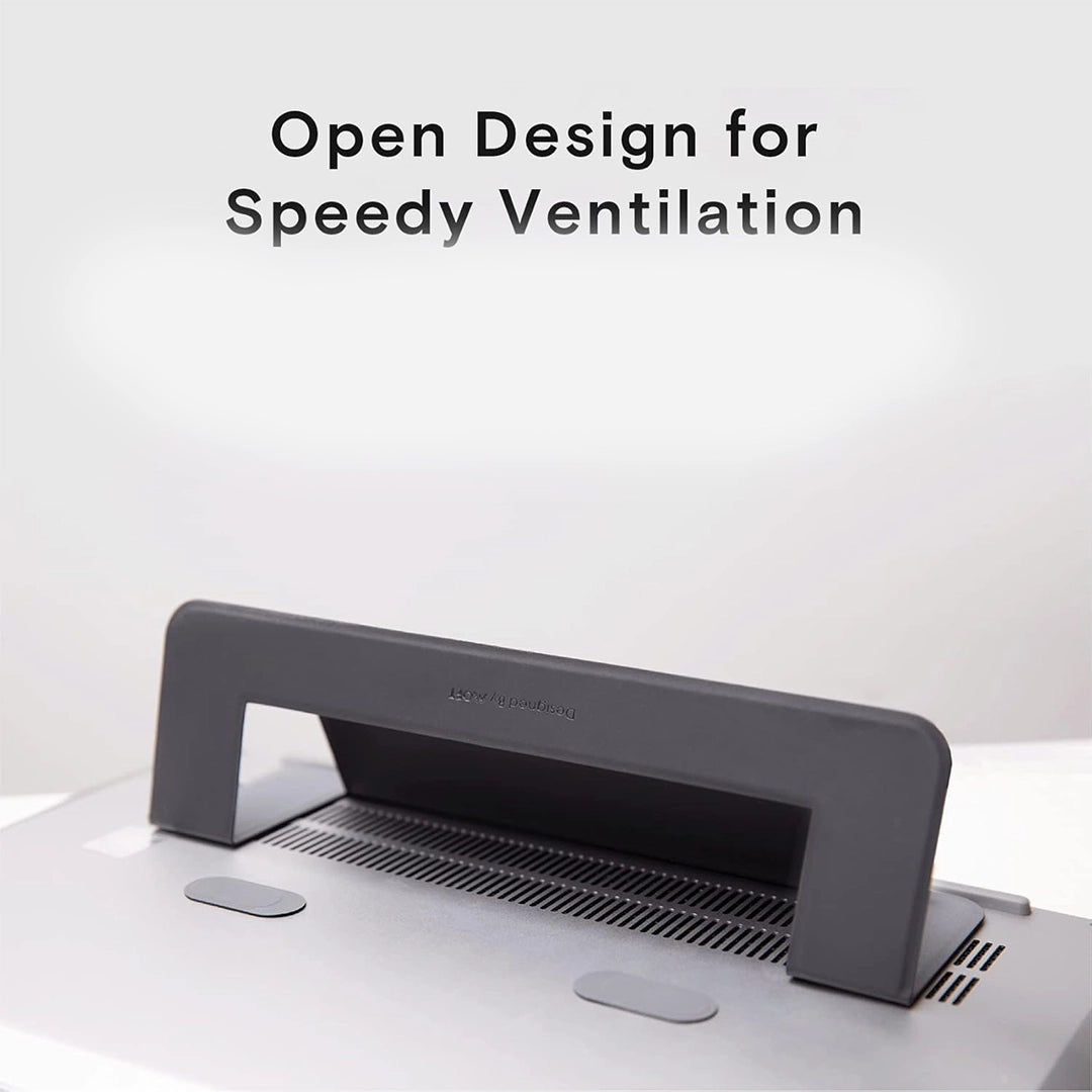 Yntra Moft Airflow laptop stand - rear view open design 